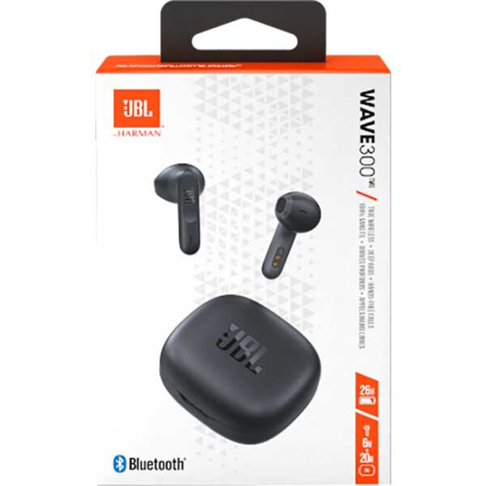Handsfree Bluetooth JBL Wave 300, TWS, Preto