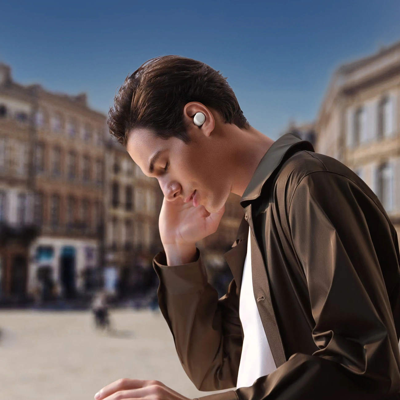 Auricular Bluetooth Joyroom Jdots JR-DB3, TWS, Branco