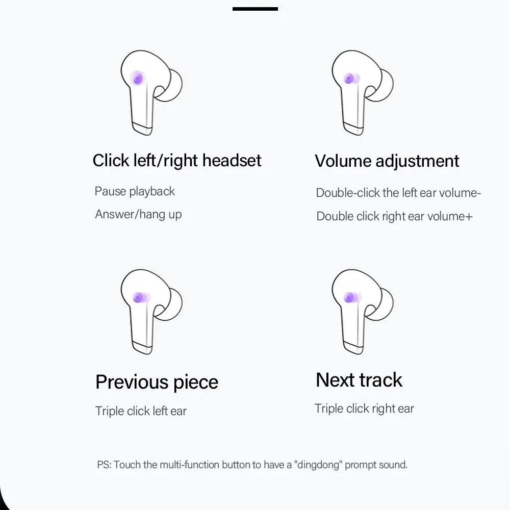 Handsfree Bluetooth Lenovo ThinkPlus LP5, TWS, Branco