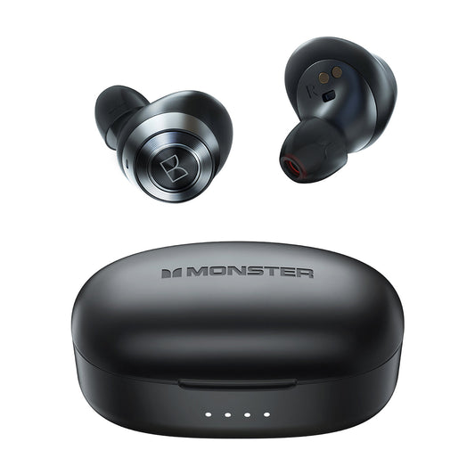 Handsfree Bluetooth Monster Achieve 100 AirLinks, TWS, Preto