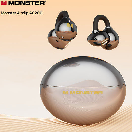 Handsfree Bluetooth Monster AirClip AC200, TWS, Preto