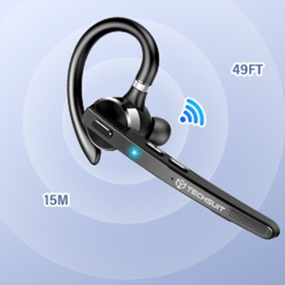 Handsfree Bluetooth Techsuit G9 TalkZen, A2DP, Preto