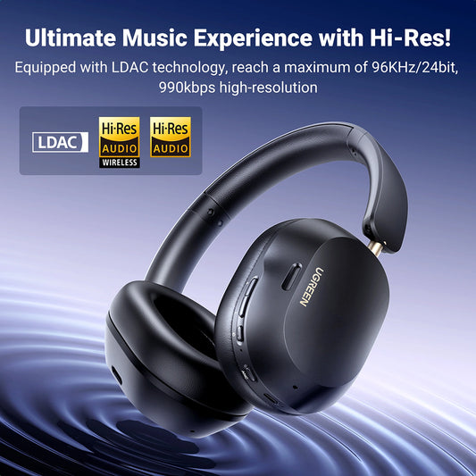 Handsfree Bluetooth UGREEN HiTune Max5C HP203, A2DP, ANC, Azul