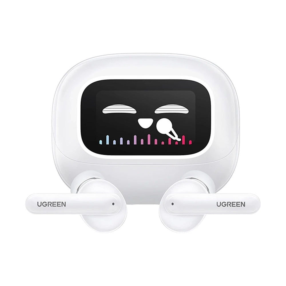 Handsfree Bluetooth UGREEN HiTune T6 Magic WS211, TWS, ANC, MultiPoint, Branco