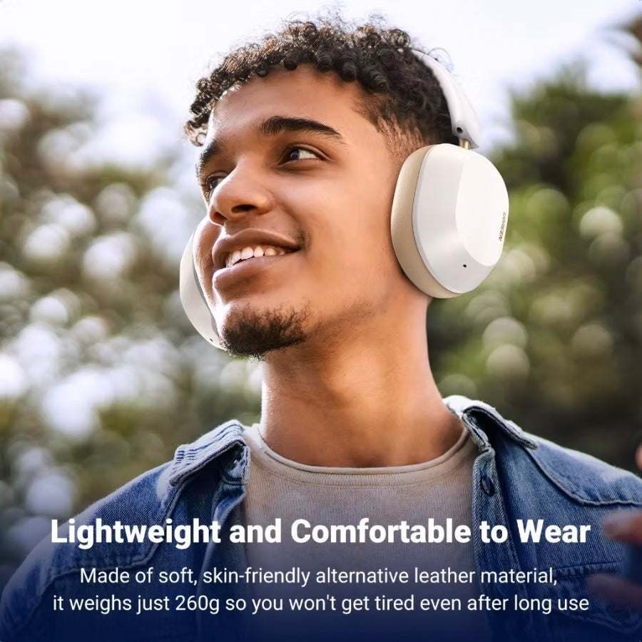 Handsfree Bluetooth UGREEN HiTune Max5C HP203, A2DP, ANC, Branco