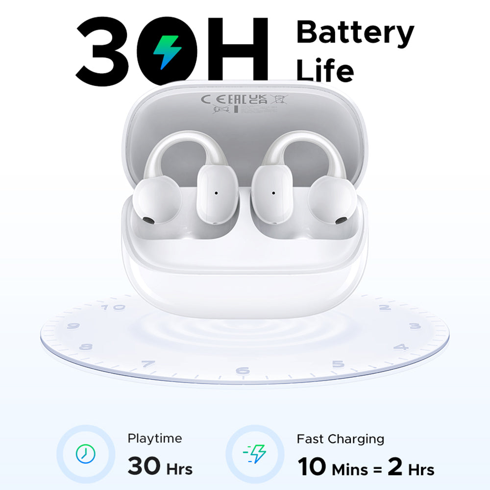 Handsfree Bluetooth UGREEN S6 ClipBuds Magic WS208, TWS, Branco