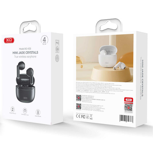 Mãos-livres Bluetooth Bluetooth XO Design X33, TWS, preto