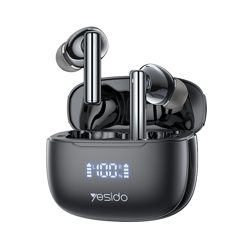 Handsfree Bluetooth Yesido TWS23, TWS, ANC, Preto