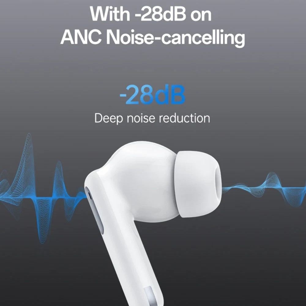 Handsfree Bluetooth Yesido TWS34, TWS, ANC, Branco