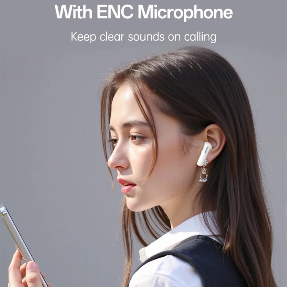 Handsfree Bluetooth Yesido TWS34, TWS, ANC, Branco