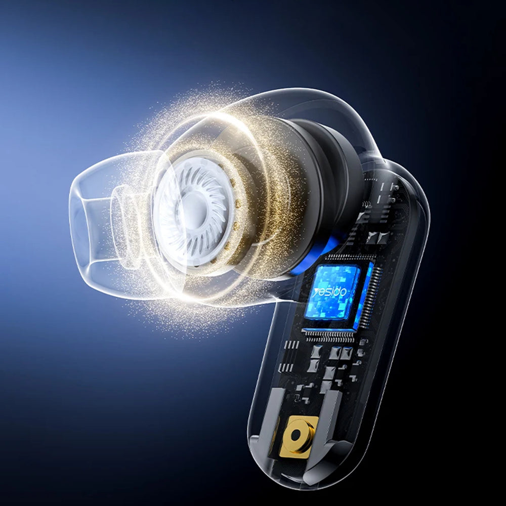 Handsfree Bluetooth Yesido TWS38, TWS, Preto