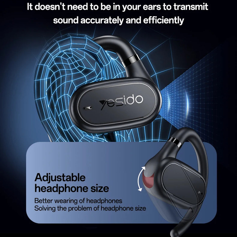 Handsfree Bluetooth Yesido YSP25, TWS, Preto