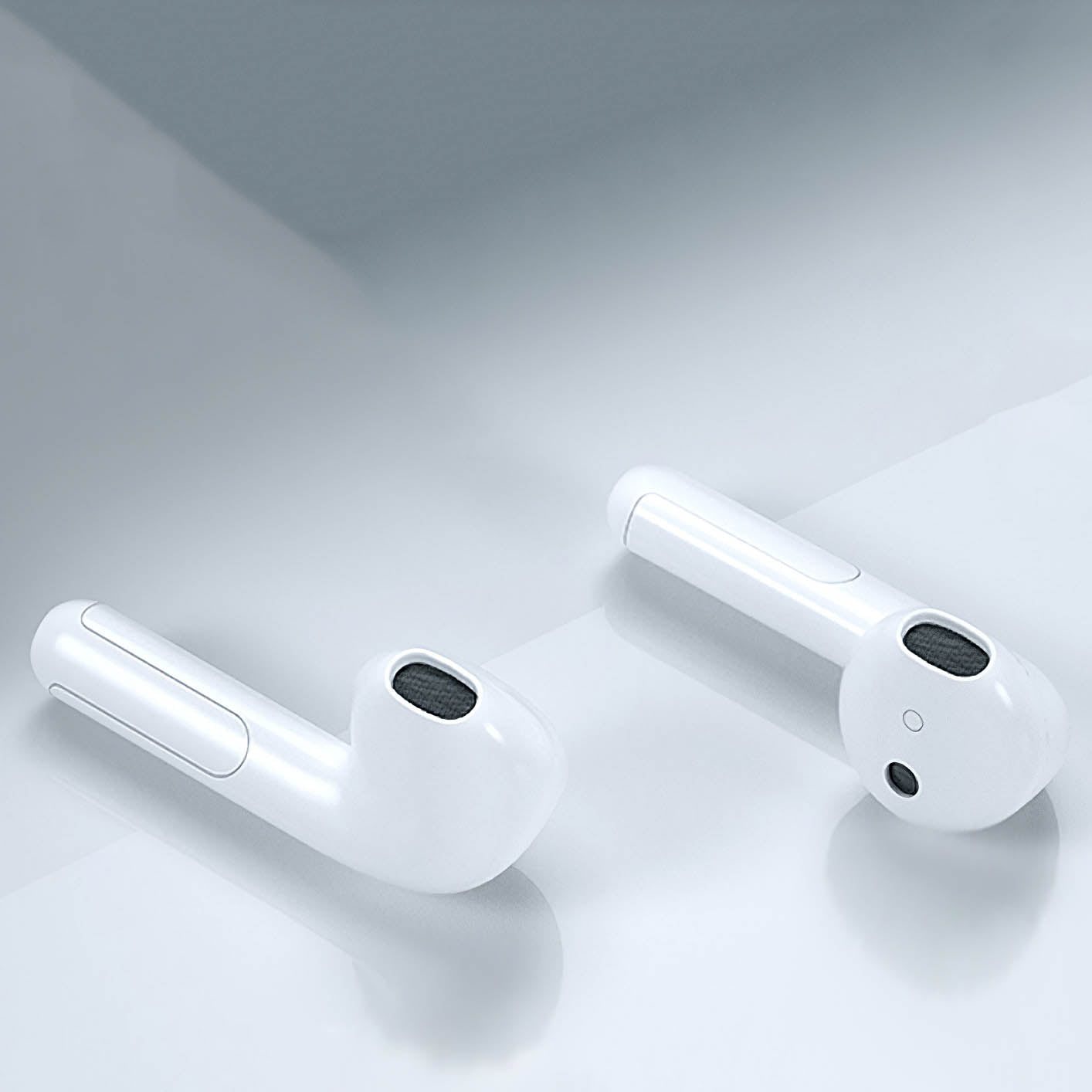 Auricular Bluetooth Rock Space EB100, TWS, Branco