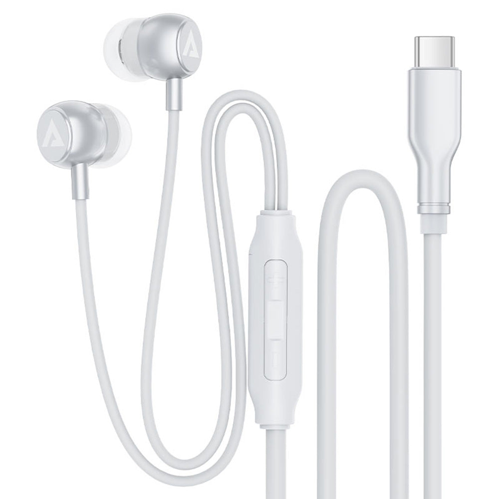 Handsfree USB-C Acefast L8, Cinzento