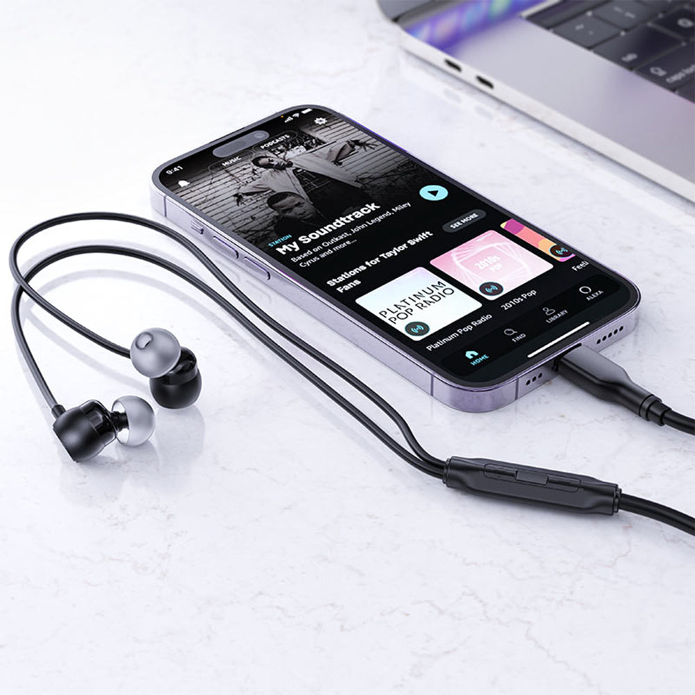Handsfree USB-C Acefast L8, Preto