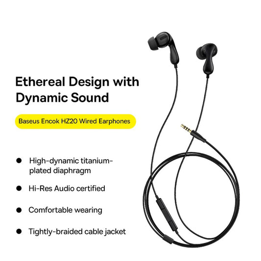 Handsfree USB-C Baseus Encok CZ20, Preto A00171400113-00
