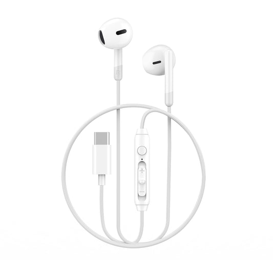 Mãos-livres USB-C WiWu EB314, Branco