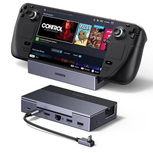 Hub Suporte UGREEN 75126 para Consola Portátil, Cinzento