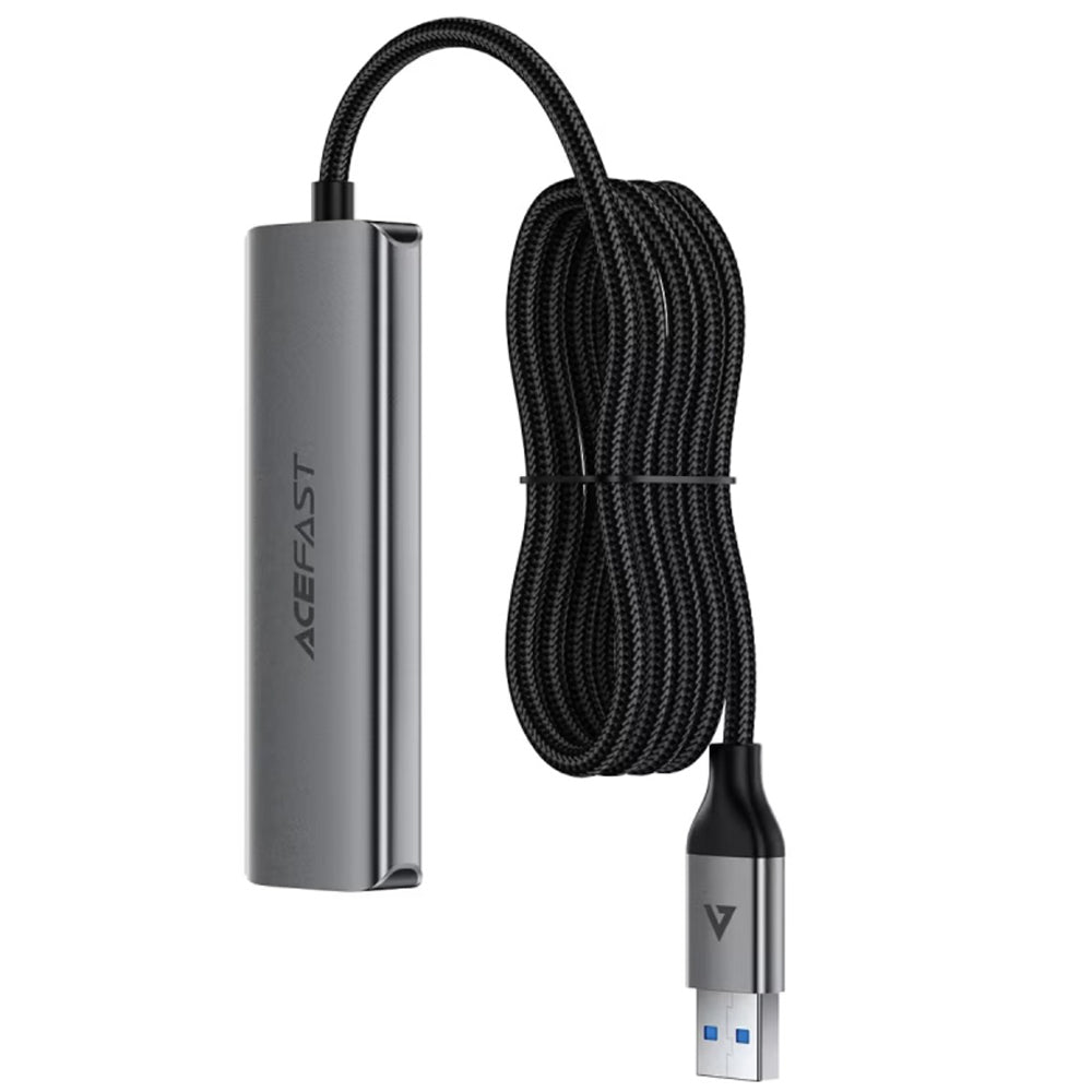 Acefast J17 USB Hub, 4in1, Gray