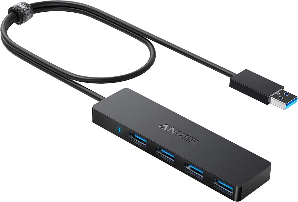 Hub USB Anker, 4 x USB-A 3.0, Preto A7516016