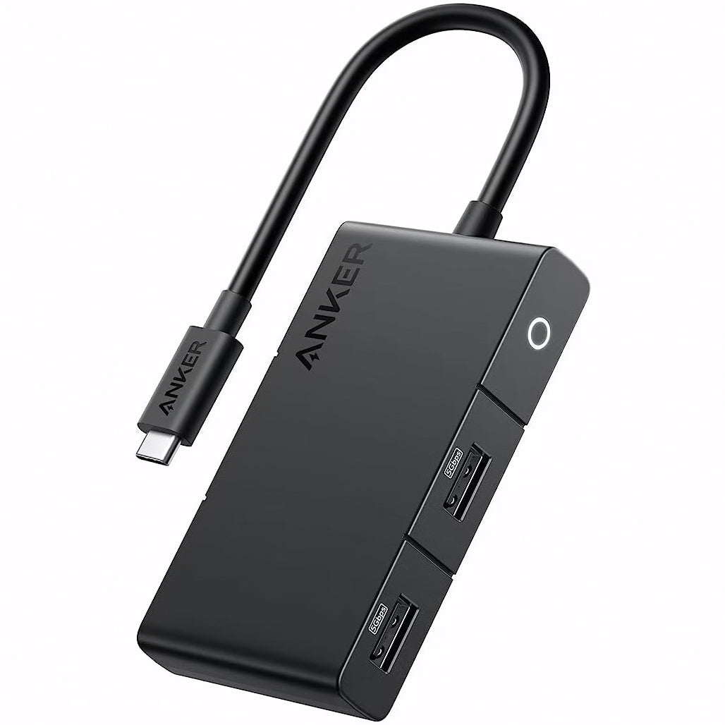 Hub USB-C Anker 332, 2 x USB-A - 2 x USB-C - 1 x HDMI, Preto A8356G11