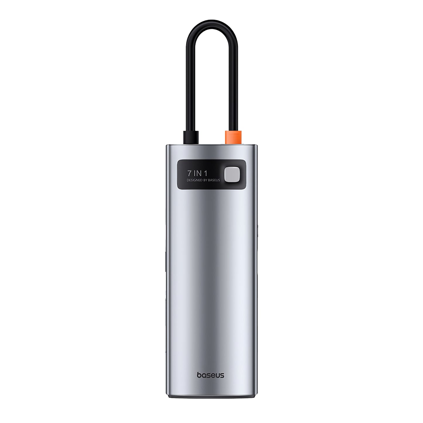 Baseus Joystar USB-C Hub, 3 x USB-A 3.0 - 1 x USB-C - 1 x HDMI - 1 x SD - 1 x microSD, Prata B0003070881111-00