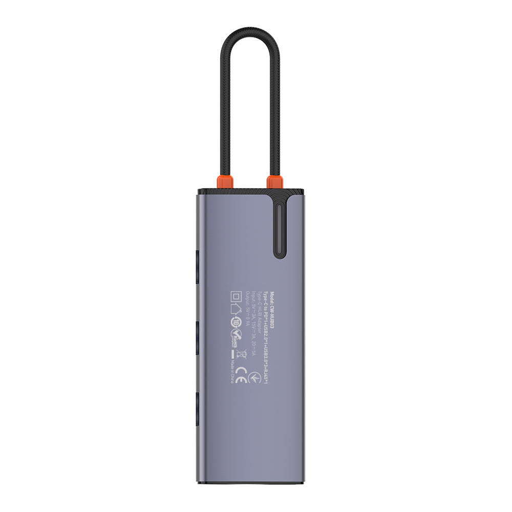 Hub USB-C ColorWay CW-HUB03, 6em1, Prateado