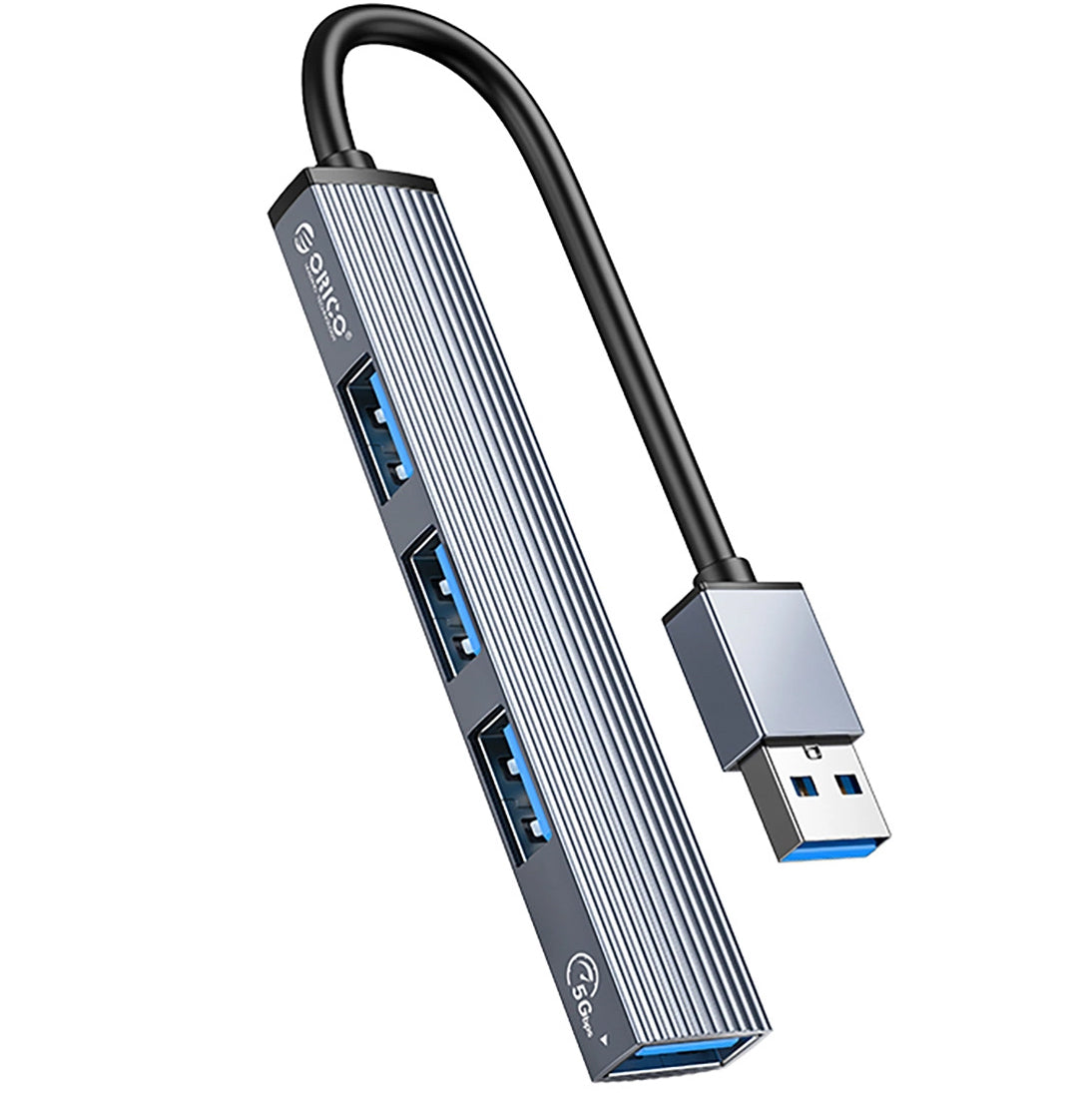 Hub USB Orico AH-A13, 1 x USB-A 3.0 - 3 x USB-A, Cinzento