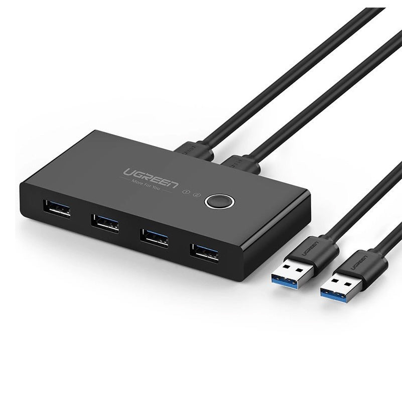Switch USB UGREEN US216 (30768) Two Sharing Box, 4 x USB-A 3.0, Preto