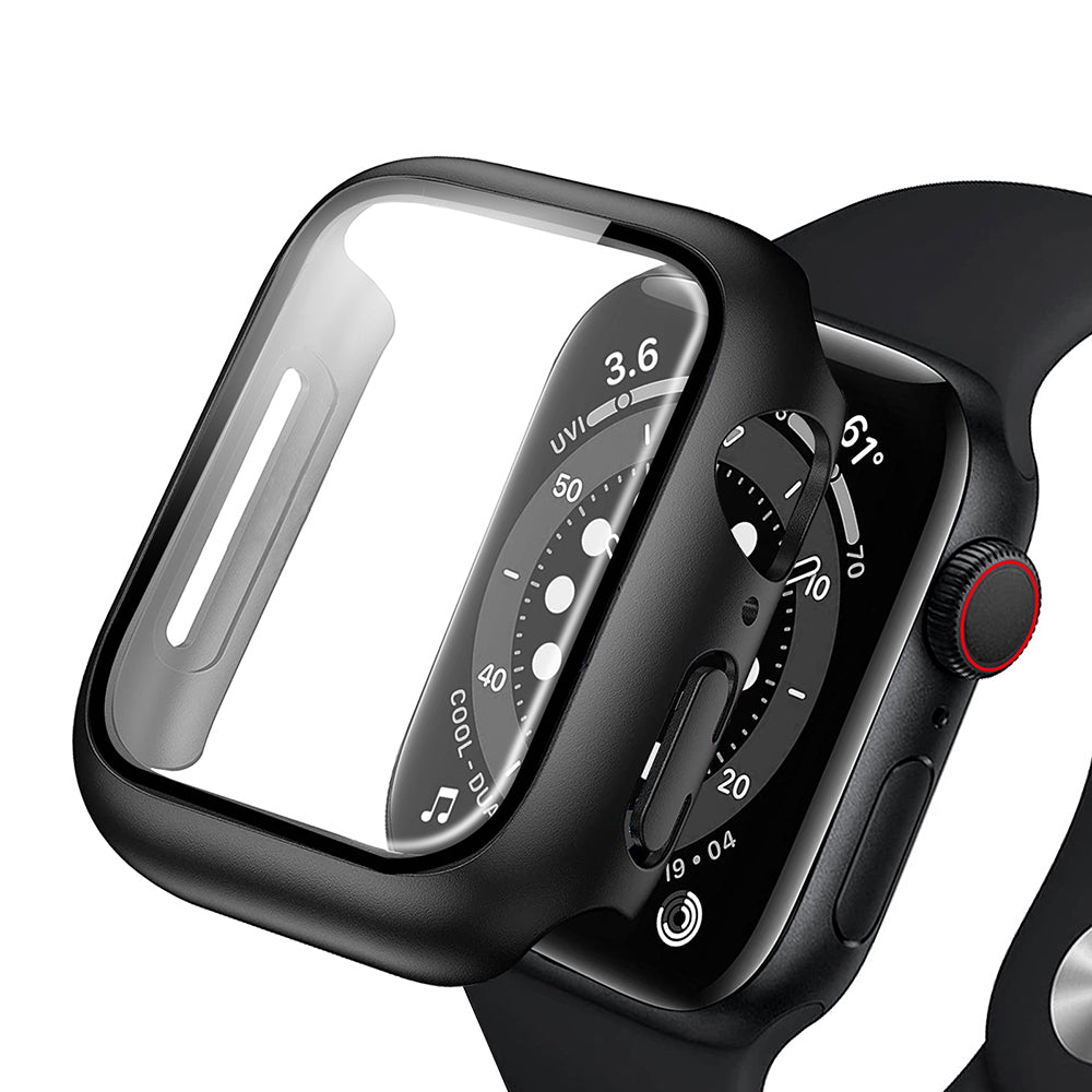 Capa Anank Screen Guard para Apple Watch Series 7 41mm, Preta