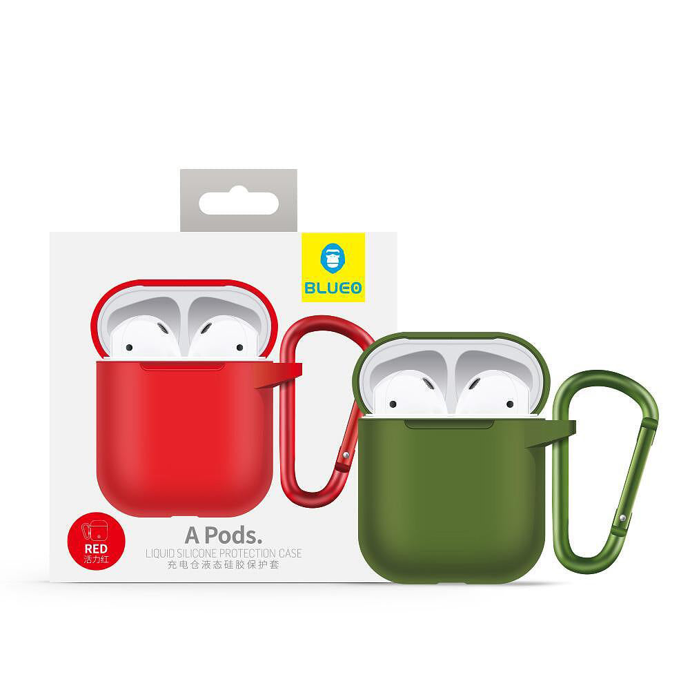 Capa Blueo Liquid para Apple AirPods Gen 1, Preta