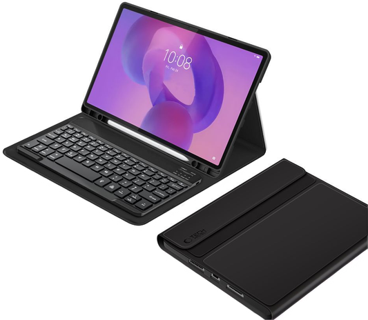 Capa com Teclado para Lenovo Idea Tab Pro, Tech-Protect, SC PEN, Preta