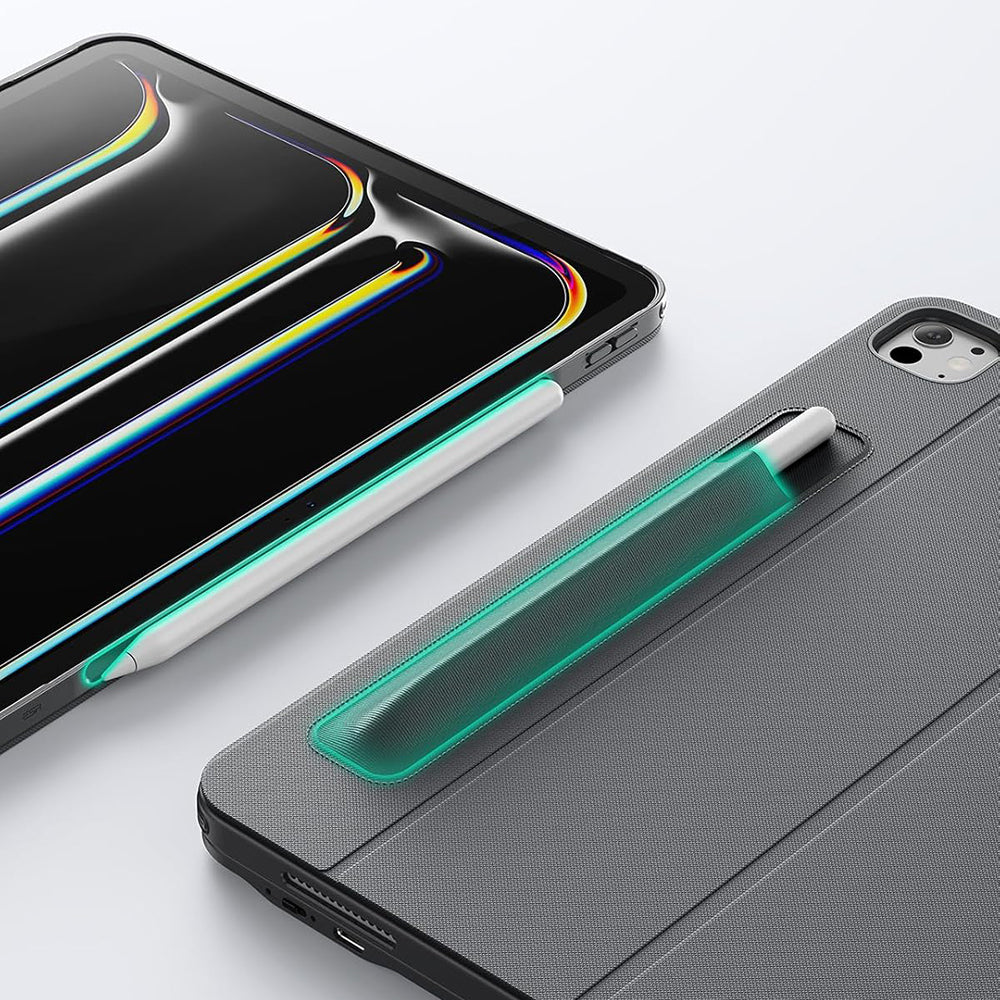 Capa com Teclado para Apple iPad (2025) / (2022), ESR, Shift, Cinza