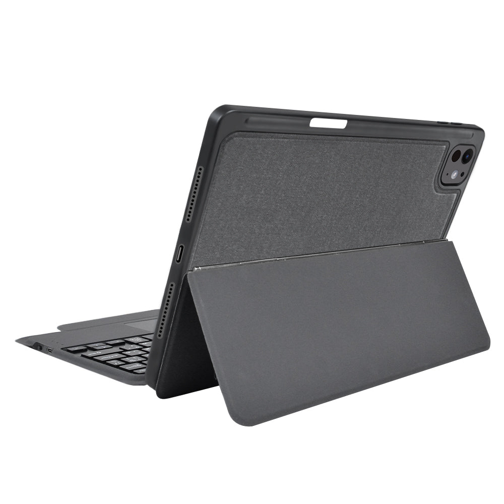 Capa com Teclado para Apple iPad Pro 11 (2024), Techsuit, KeyTab Pro, Preta