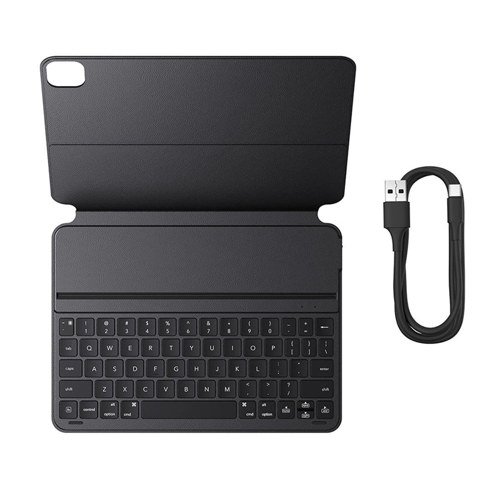 Capa com Teclado para Apple iPad Pro 12.9 (2022) / Pro 12.9 (2021) / Pro 12.9 (2020) / Pro 12.9 (2018), Baseus, Brilliance, Preta P40112602111-04