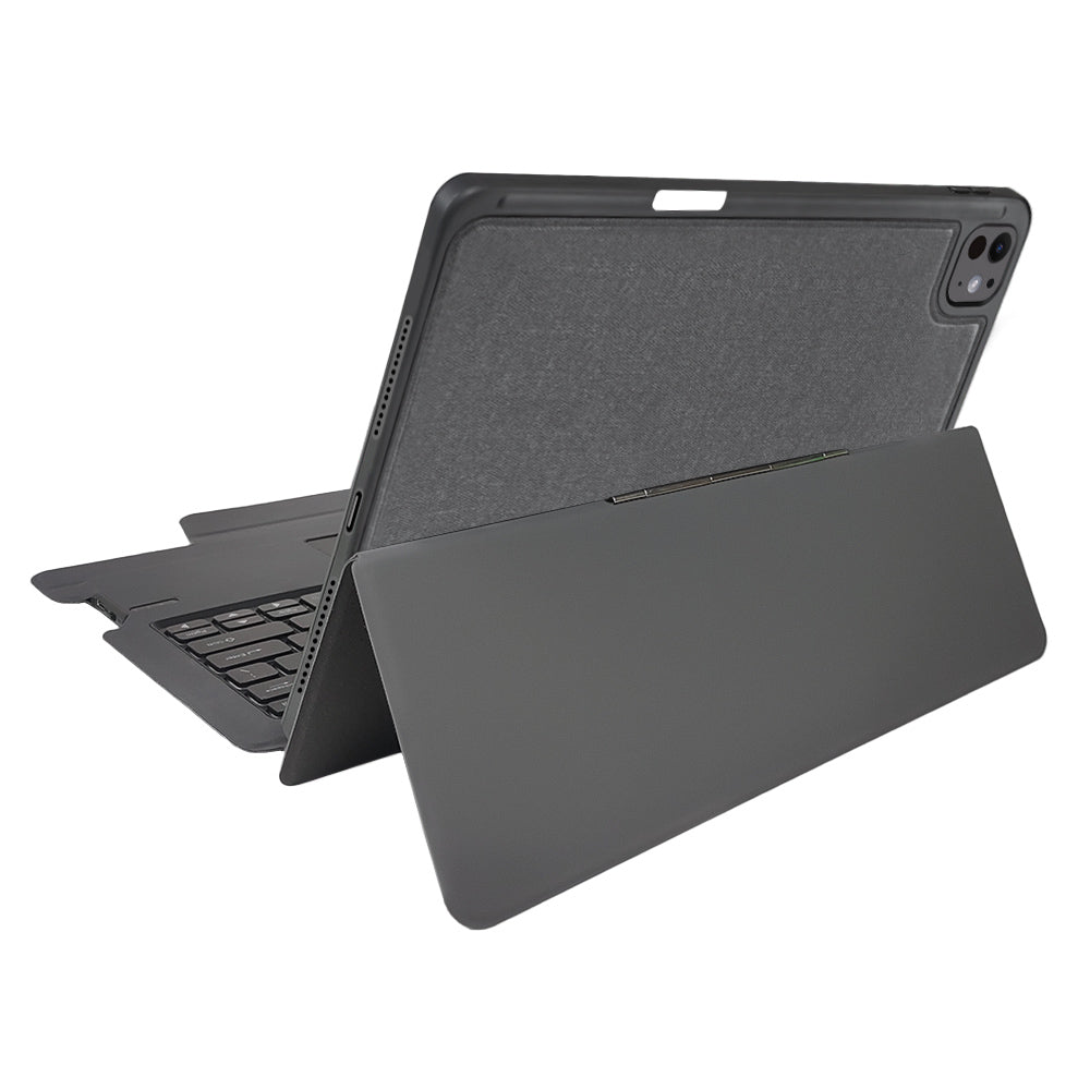 Capa com Teclado para Apple iPad Pro 13 (2024), Techsuit, KeyTab Pro, Preta