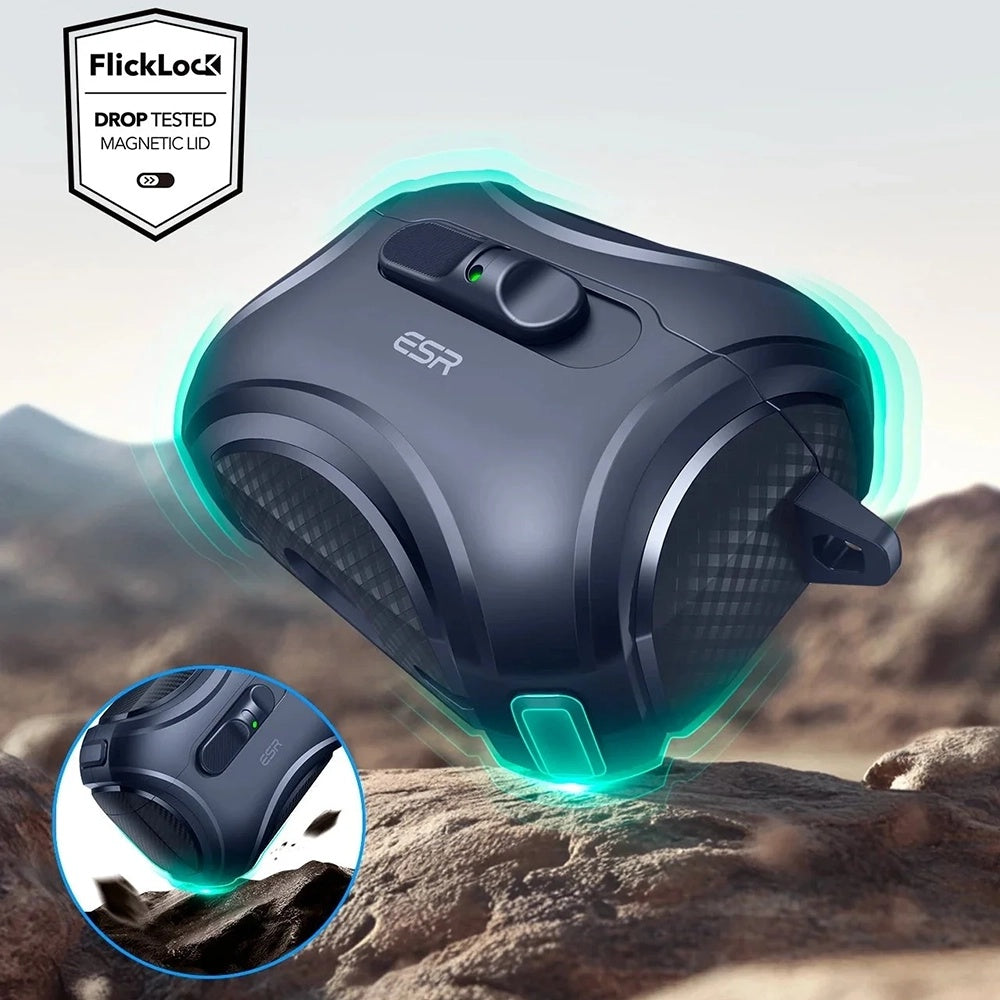 Capa ESR Cyber FlickLock para Apple AirPods Pro 3, Azul