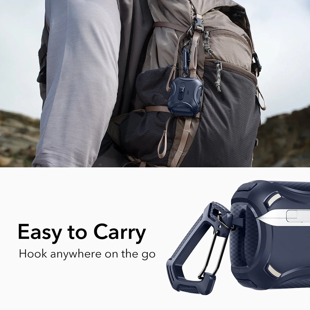 Capa ESR Cyber FlickLock para Apple AirPods Pro 3, Azul