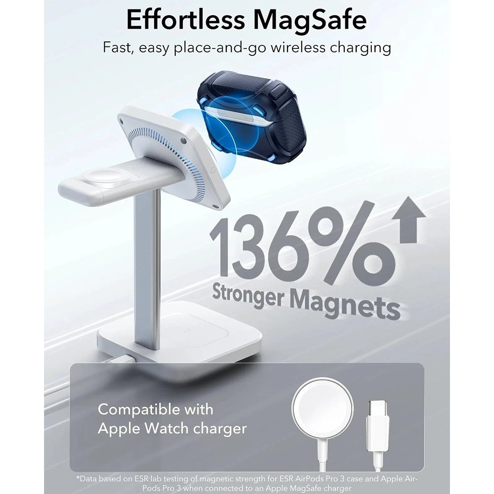 Capa ESR Cyber FlickLock para Apple AirPods Pro 3, Azul