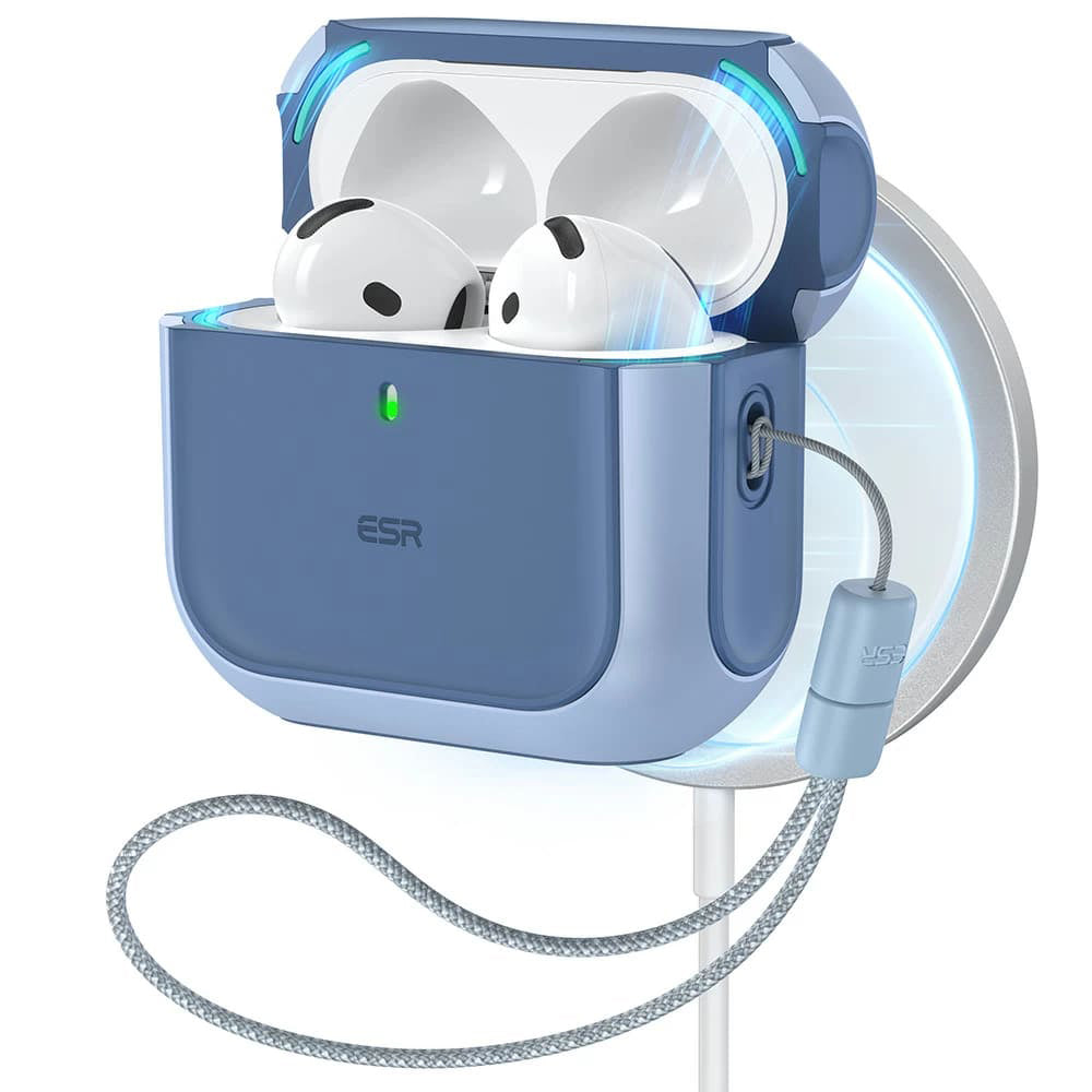 Capa ESR Orbit Hybrid para Apple AirPods 4, Azul