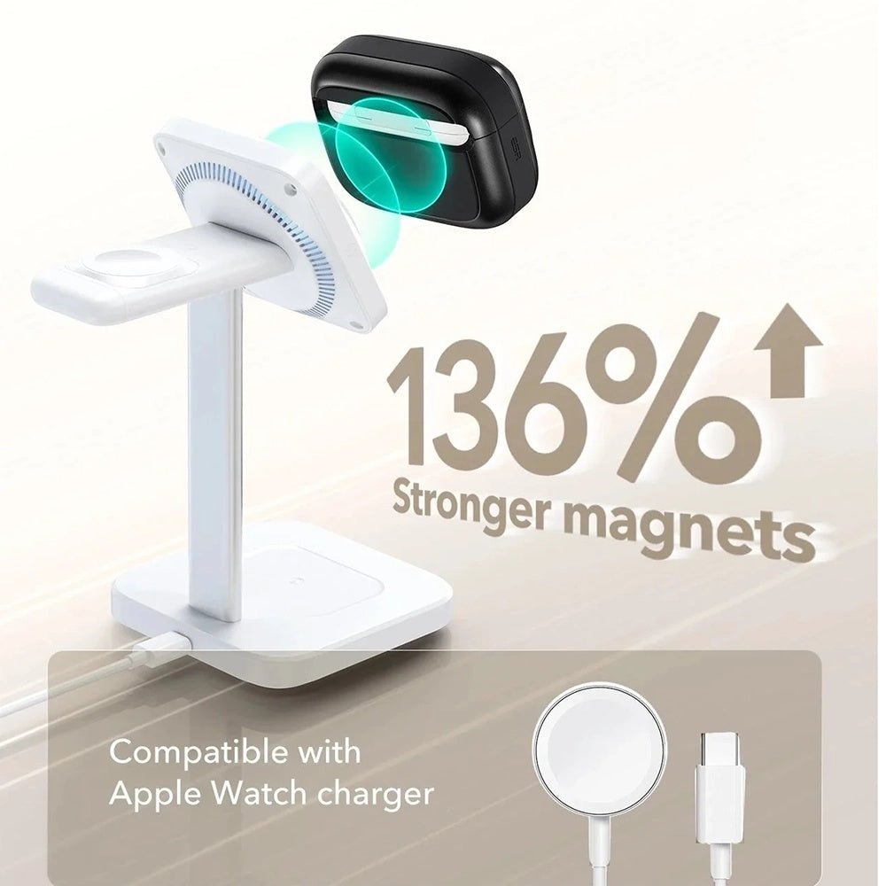 Capa ESR Pulse Magnetic FlickLock para Apple AirPods Pro 3, Branca