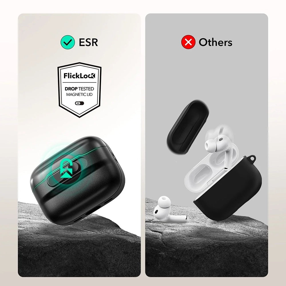 Capa ESR Pulse Magnetic FlickLock para Apple AirPods Pro 3, Branca