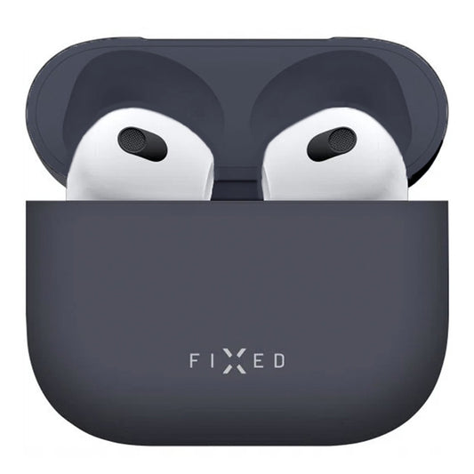 Capa Fixed Silky para Apple AirPods 4, Azul