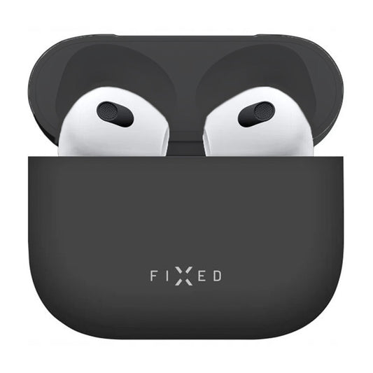 Capa Fixed Silky para Apple AirPods 4, Preta