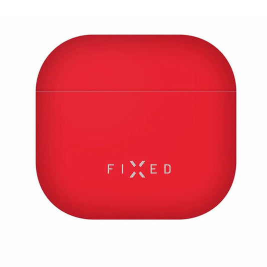 Capa Fixed Silky para Apple AirPods 4, Vermelha