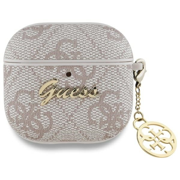 Capa Guess 4G Charm para Apple AirPods 4, Rosa