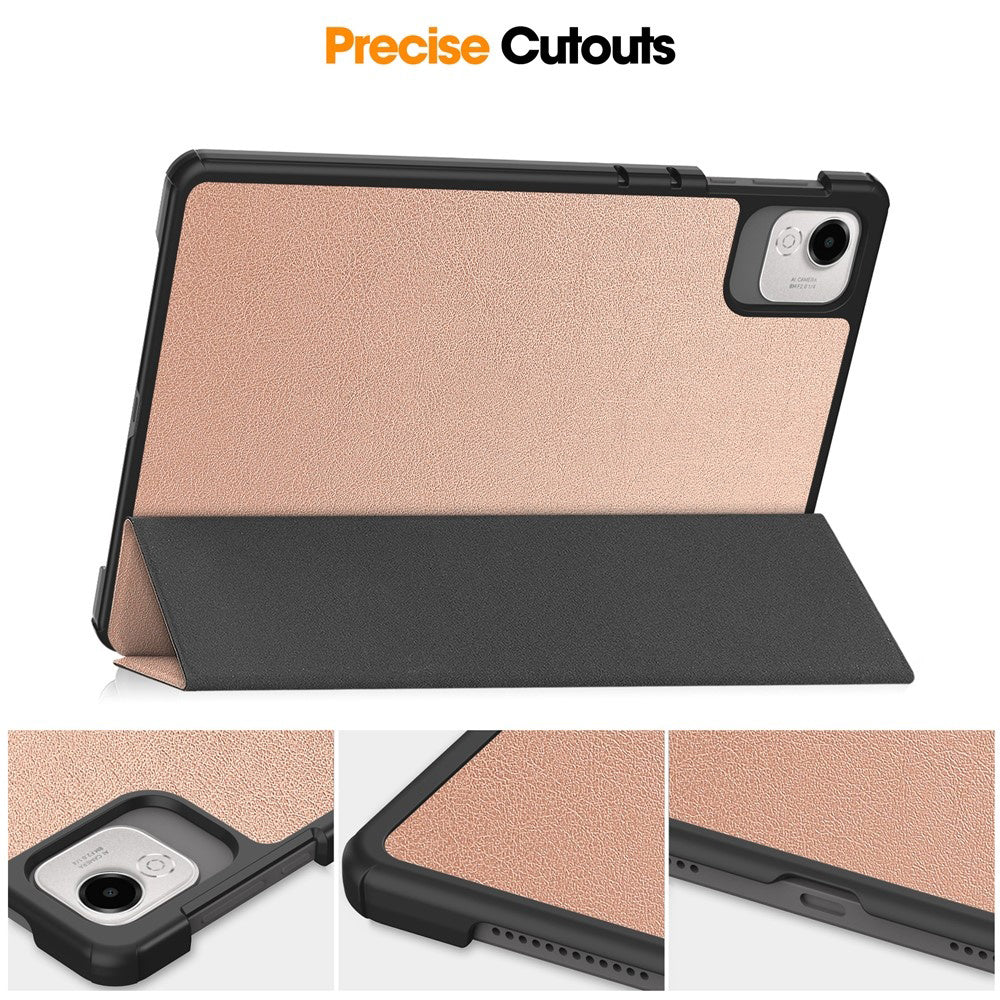 Capa para Honor Pad X9a / X9 / X8 Pro, Techsuit, FoldPro, Rosa Dourado