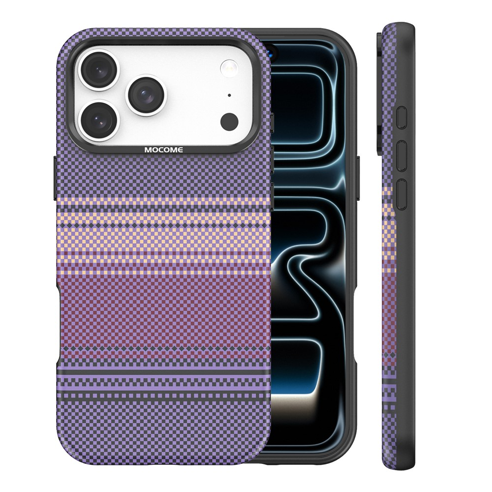 Capa MagSafe para Apple iPhone 17 Pro, OEM, Gradient Rainbow, Roxo