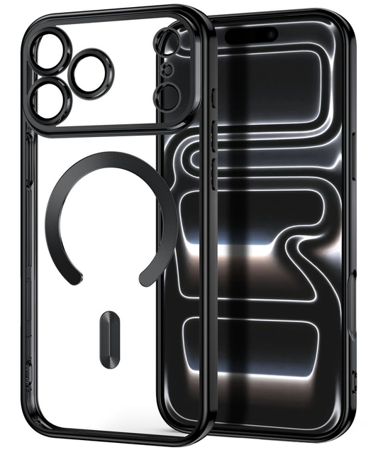 Capa MagSafe para Apple iPhone 18 Pro / 17 Pro, Tech-Protect, Magflex, Preto Satinado