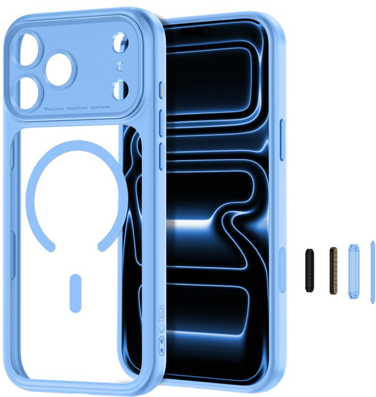 Capa MagSafe para Apple iPhone 18 Pro Max / 17 Pro Max, Tech-Protect, MagPeak CC, Azul